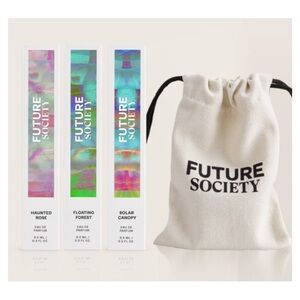 FUTURE SOCIETY 3 Piece Perfume Set with Pouch - .30 fl oz ea.